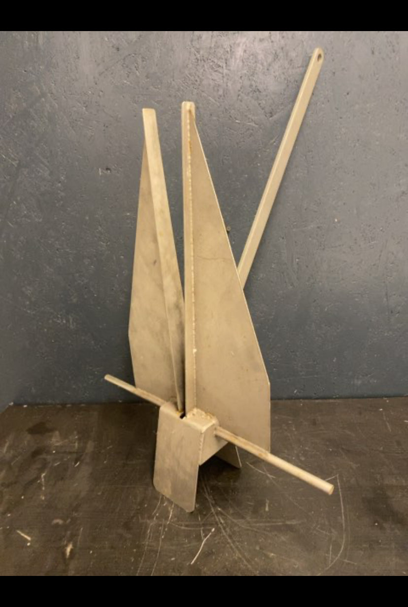 Plov anker rustfri stål